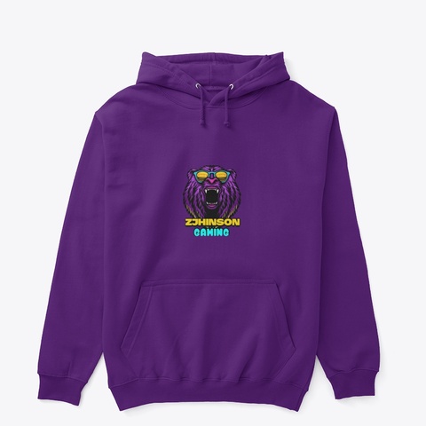 Zjhinson Gaming Purple T-Shirt Front