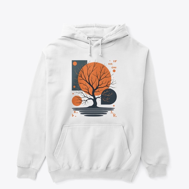 Minimalist Tree graphic T-shirt design