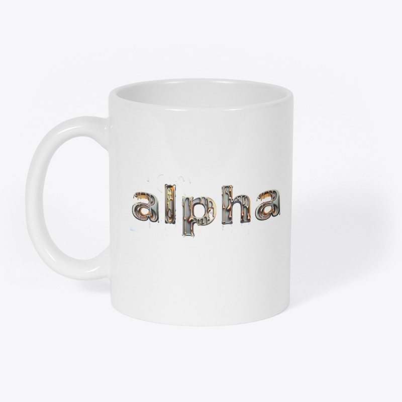 alpha - shiny iron driping design