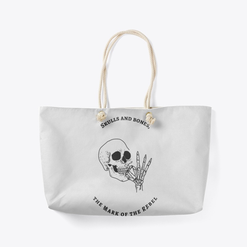 Skulls and bones, the mark of the rebel 