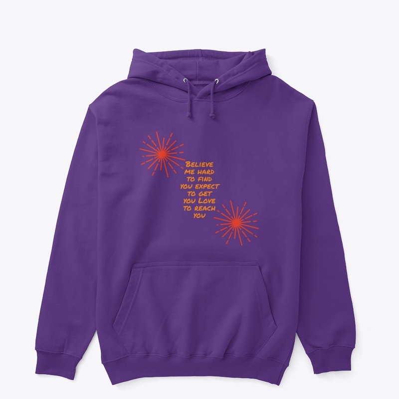 Believe me design on apparel