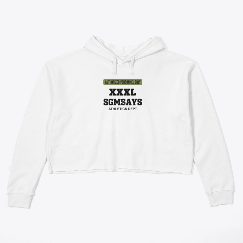 Authorized Personnel Only - Women's Crop Hoodie - Women's Crop Hoodie