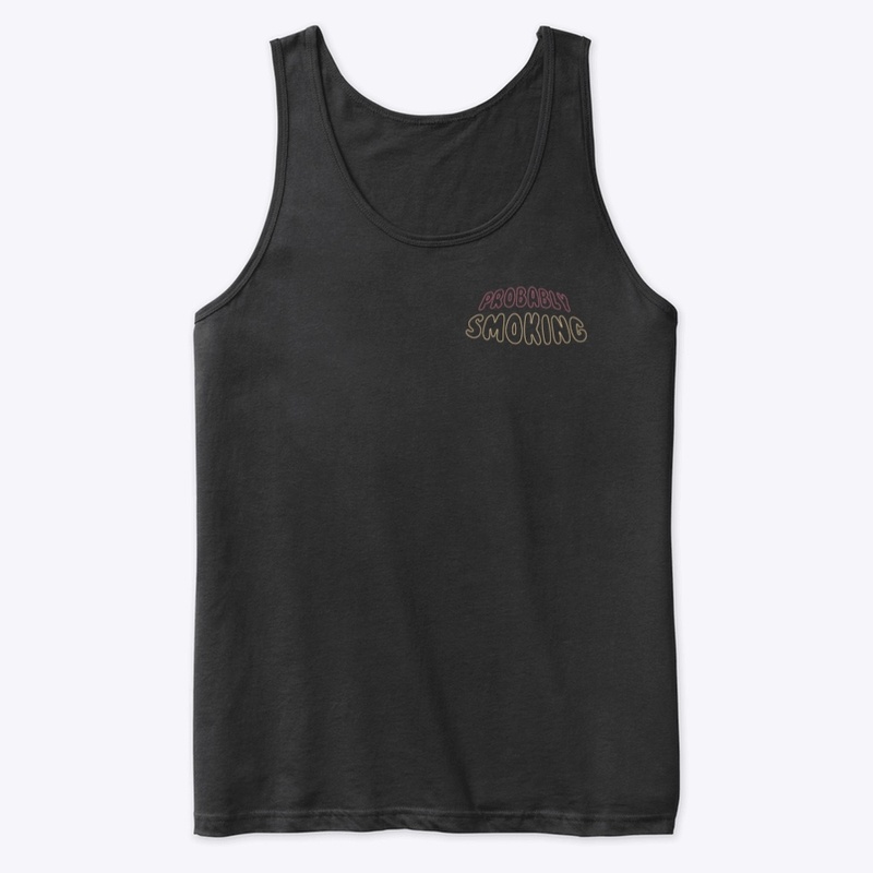probably smoking graphic tank