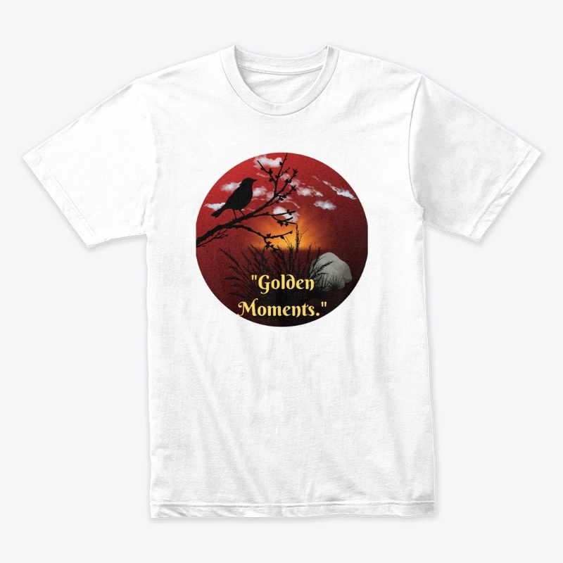 Golden Moments - Serene Bird Silhouette 