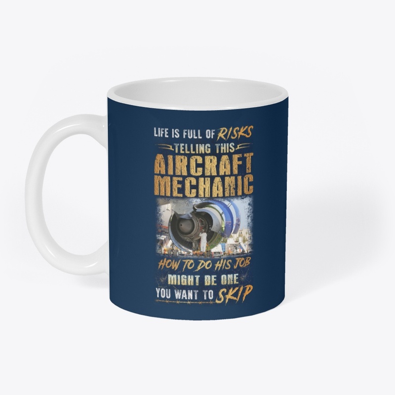 Risky Aircraft Mechanic Shirt 