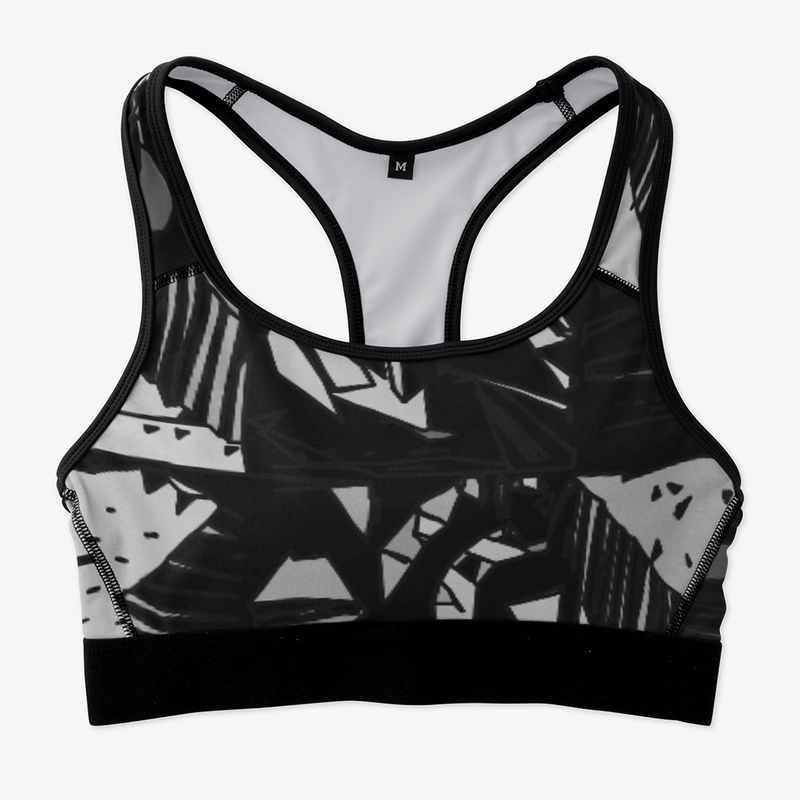 BLk and White AbstractPattern 