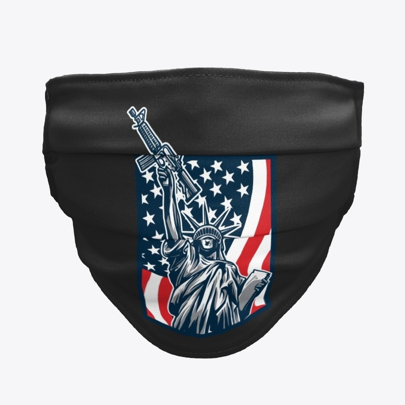 Statue of Liberty holding a Rifle