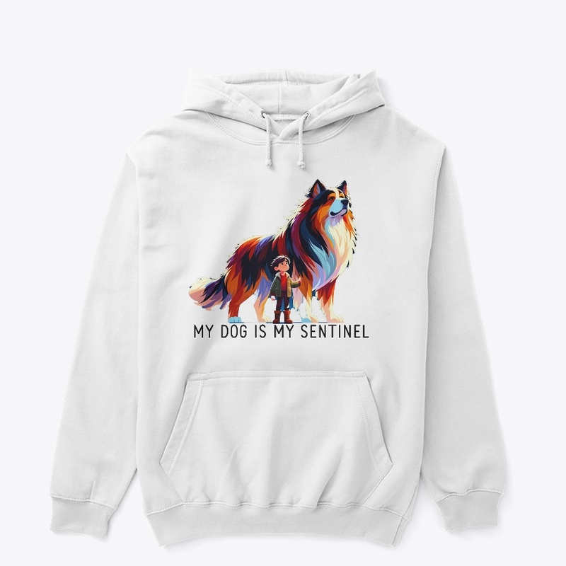 My Dog Is My Sentinel-White