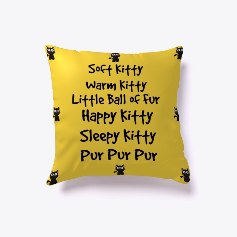 Soft Kitty Pillow