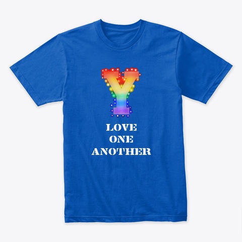 Y Fans 4 Equality Royal T-Shirt Front