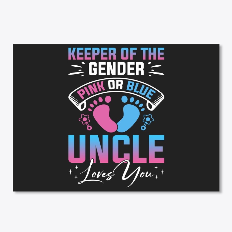 Baby Shower Gender Reveal Uncle