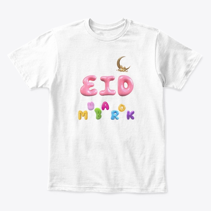 Eid Mubarok Bubble T-shirt Design 1