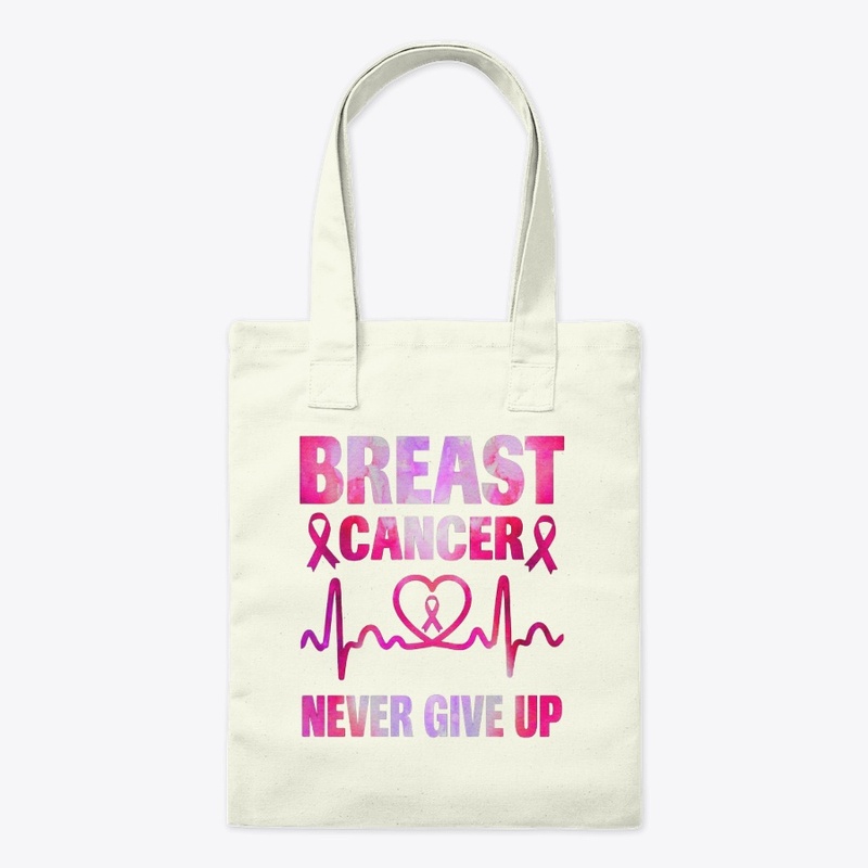 Breast cancer T-Shirt | Never Give Up