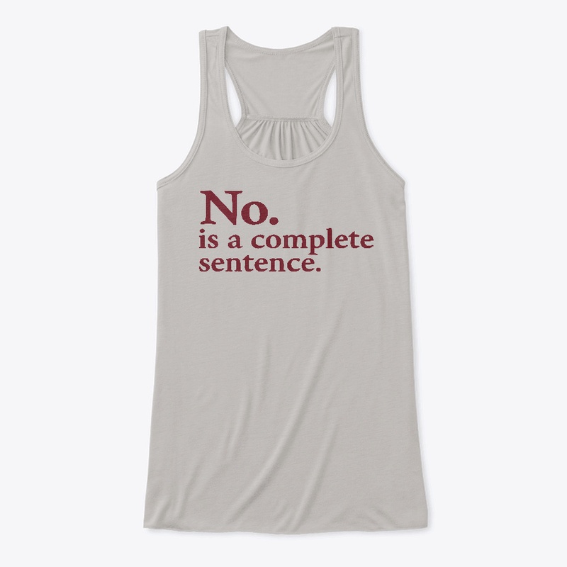 No. is a complete sentence.