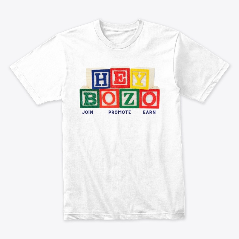 Hey Bozo Design T-Shirts, Tops & Mugs
