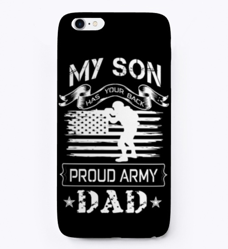 PROUD ARMY DAD- PATRIOTIC T SHIRT