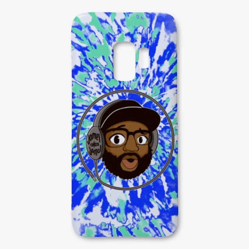 BLUE & GREEN TIE DYE REACTION LOGO