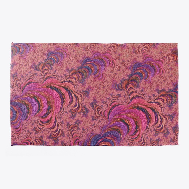 Groovy Trippy Jewel Tone Fractal Art