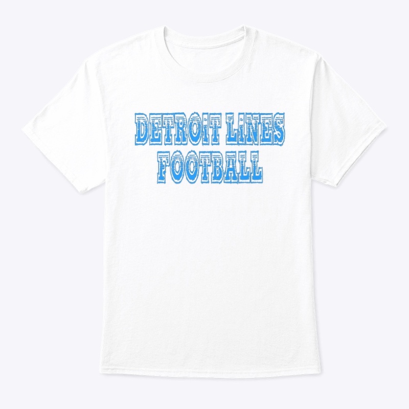 Detroit Lines Football T-shirt