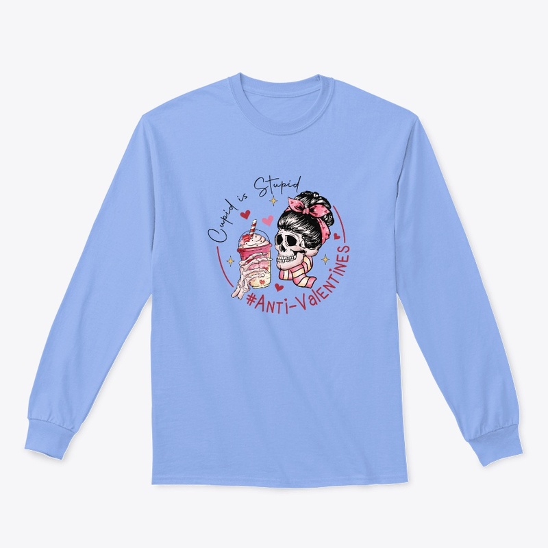  Cupid Is Stupid – Anti-Valentine Skull 