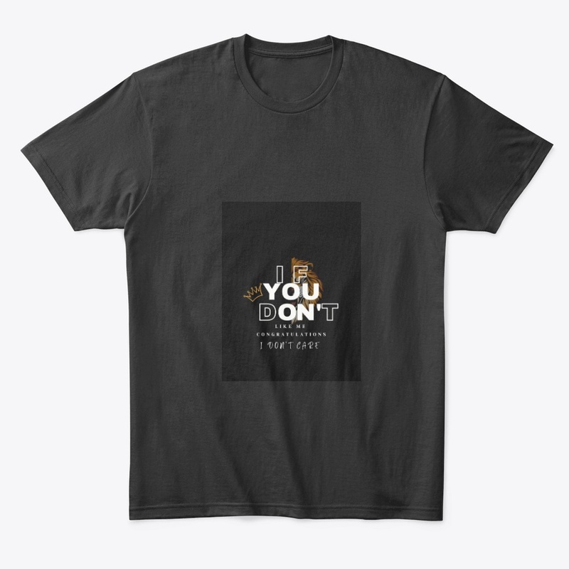 I don't care t-shirt 