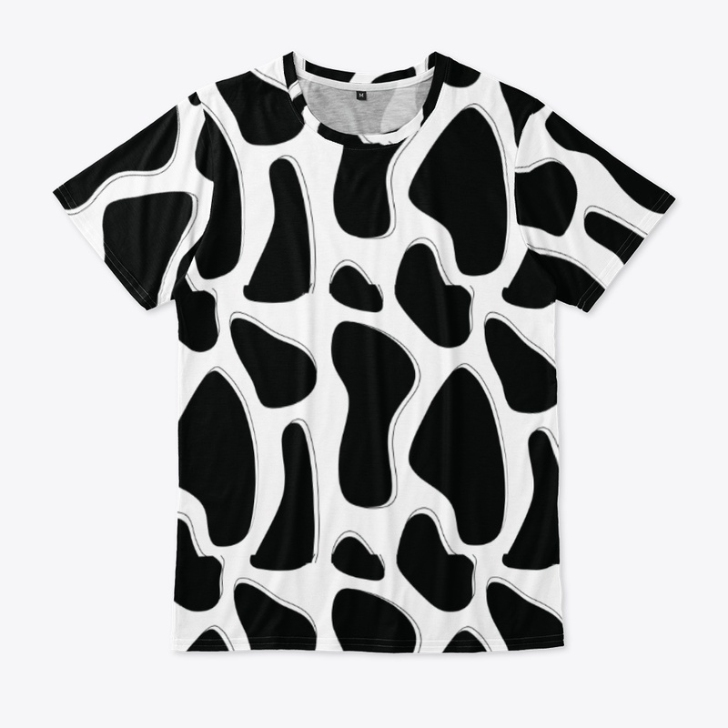 Black and White Abstract Unisex Tee