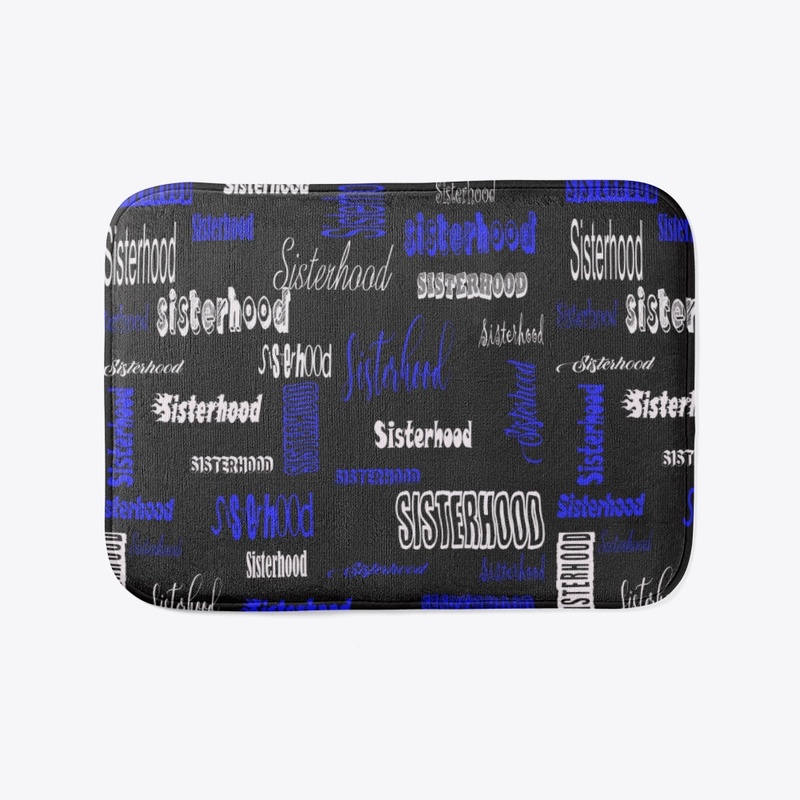 White, Black and Blue Sisterhood Design 