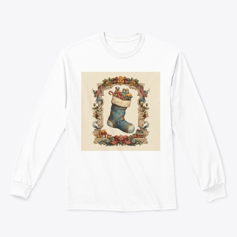 Victorian Christmas Stocking Toys Frame