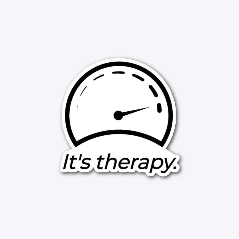 It's Therapy Sticker