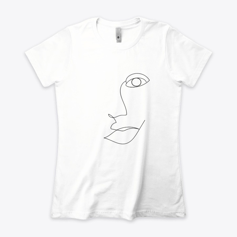 Face abstract shirt