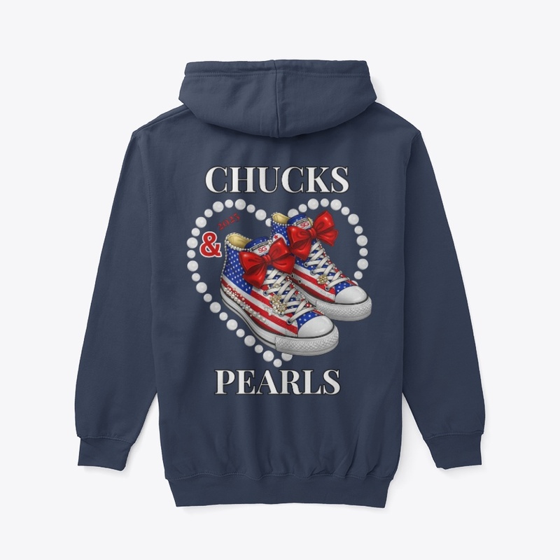 USA Flag 2025 Chucks And Pearls