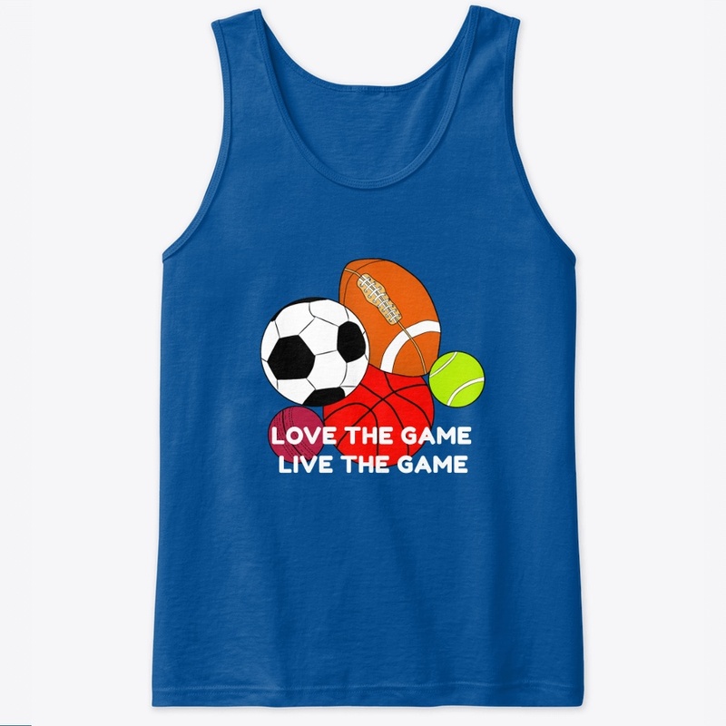 LOVE THE GAME LIVE THE GAME -Tank Top
