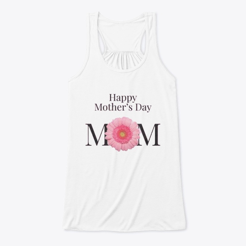 Happy Mother's Day MOM with flower
