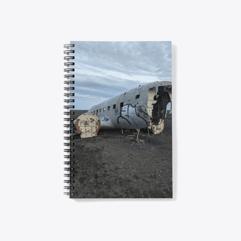 Abandoned crashed plane 