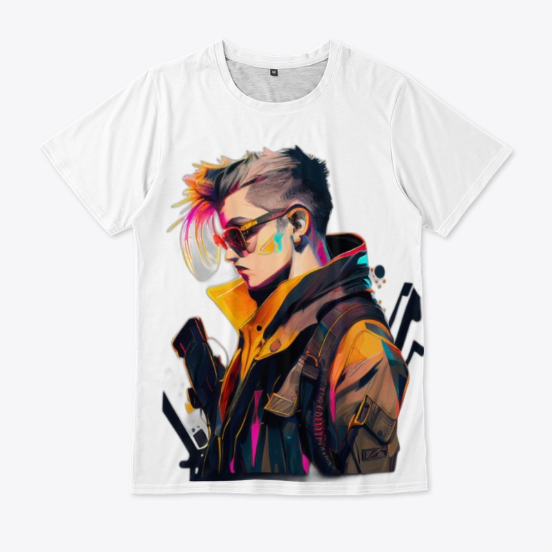 Cyberpunk man