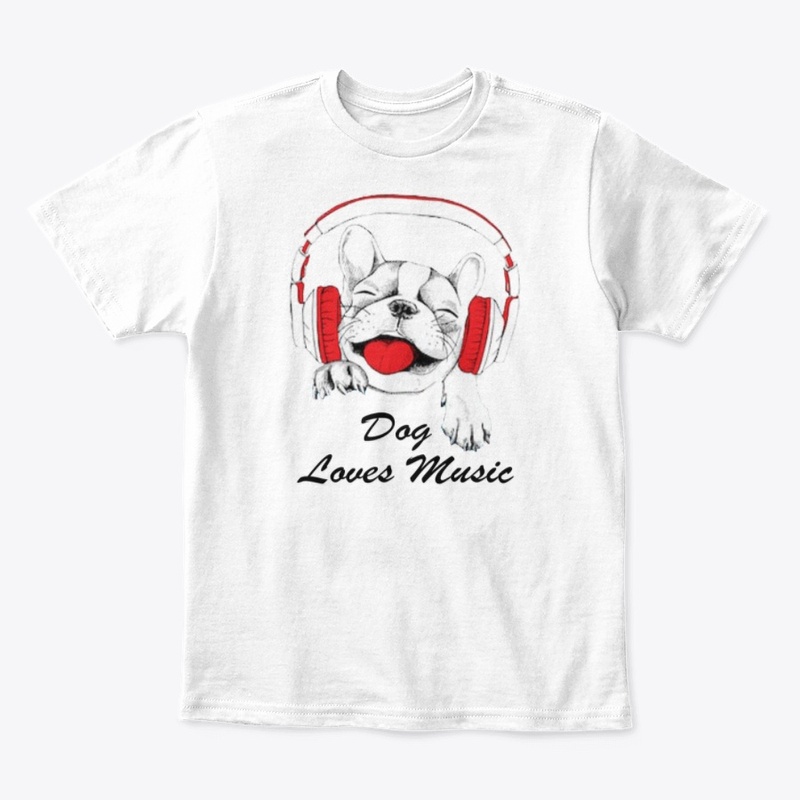 Pug & music t-shirt - fashion product