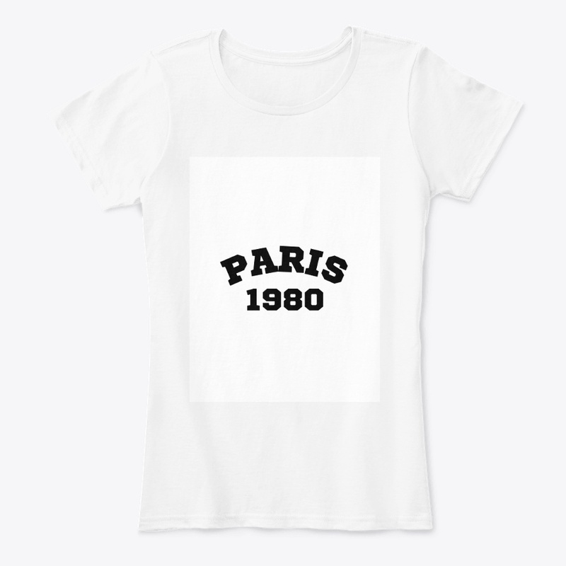 Paris 1980 graphic t-shirt 