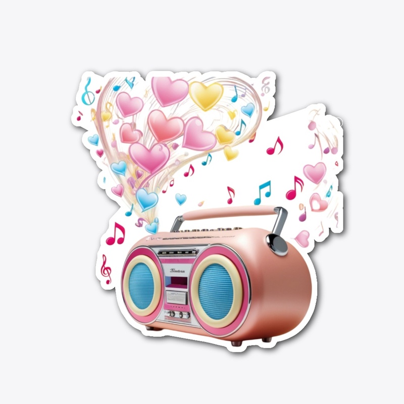 🎧 Love in the Beat – Retro Music Lover 
