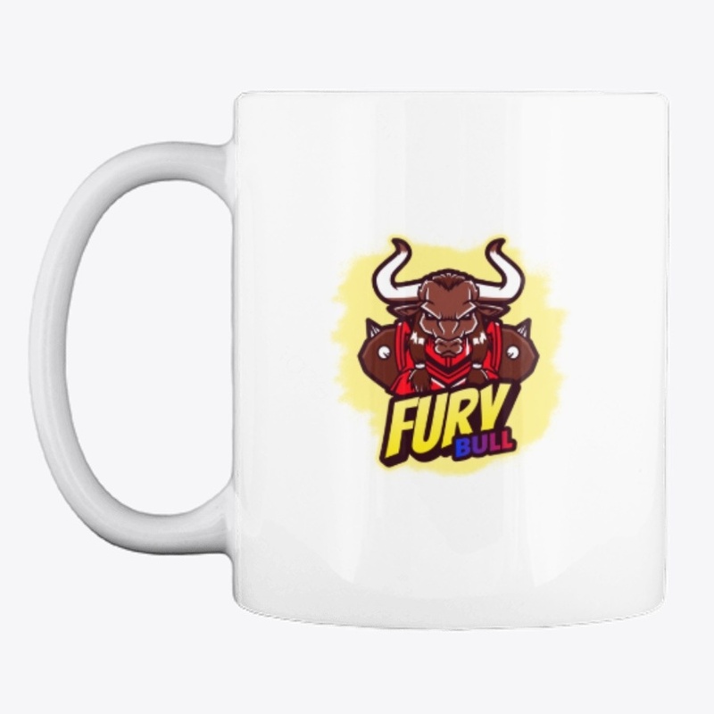 cartoon logo design: fury bull
