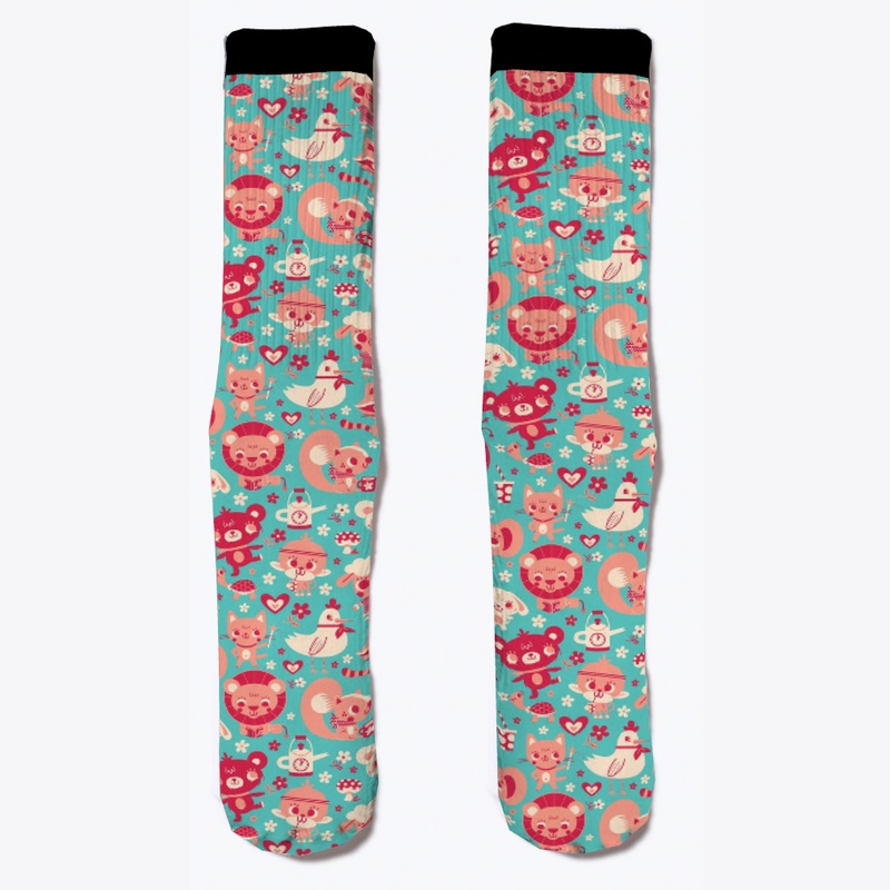 Colorful Socks Design 