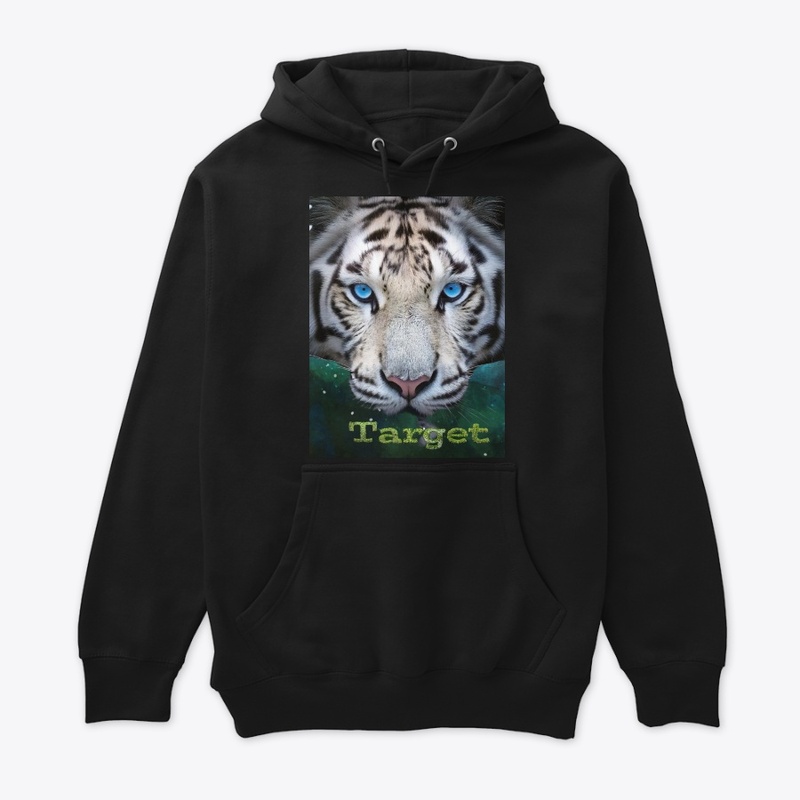 Snarling white Tiger Target