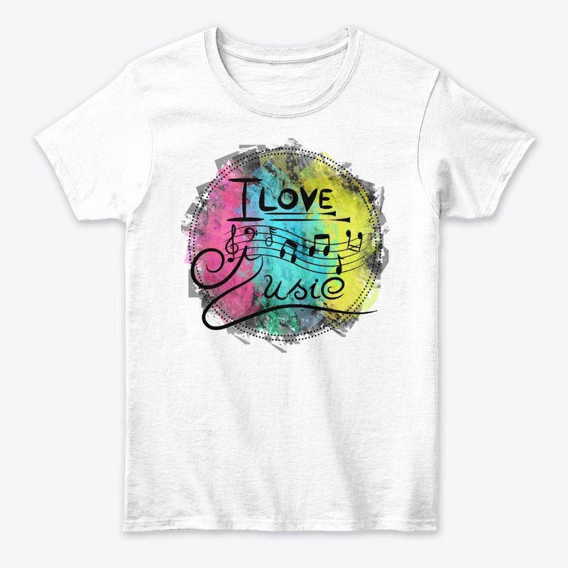 Art Lettering: "I Love Music" 2