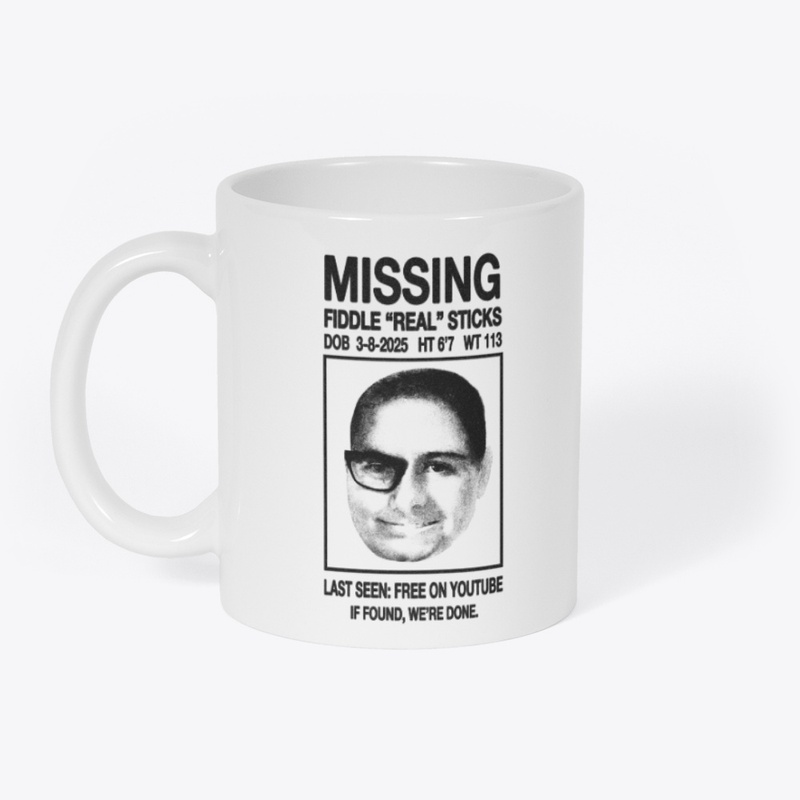 Missing Poster Mug