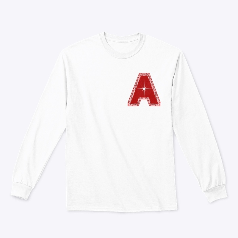 Red Amblle Long Sleeve Shirt