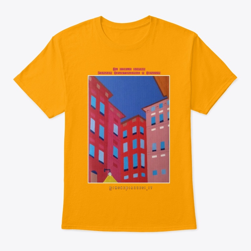 Il cielo sopra p.za Giustiniani a Genova