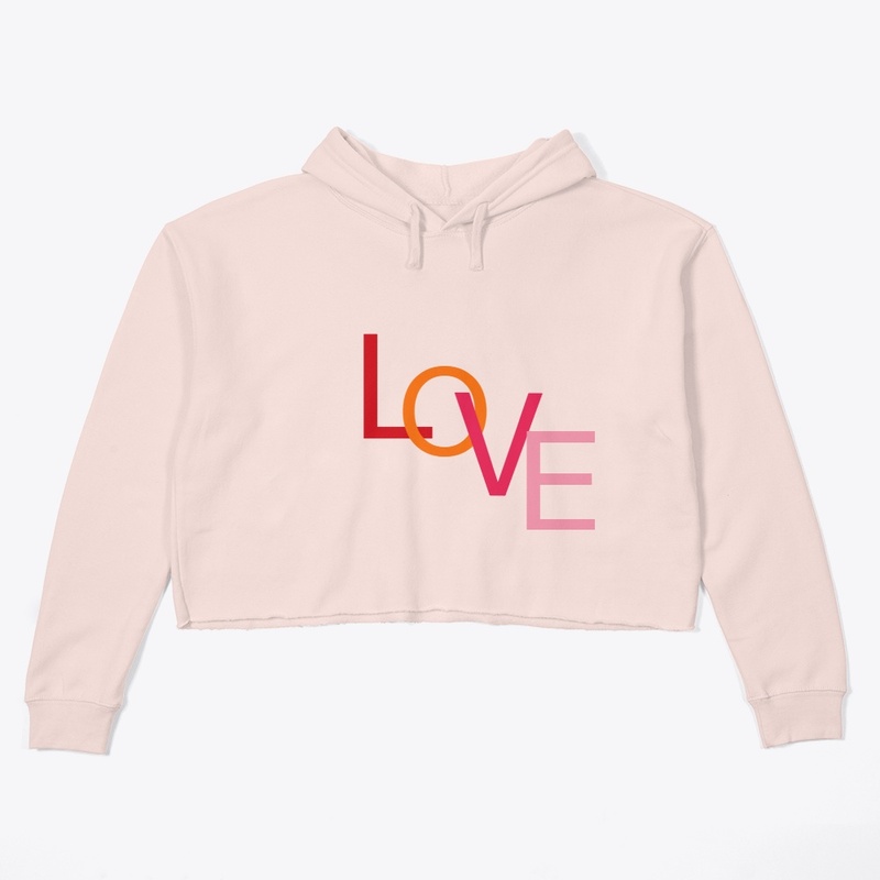 Love Women's Crop Hoodie