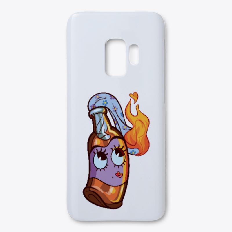 Retro Cartoon Molotov Cocktail