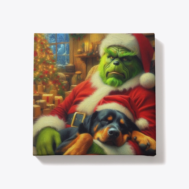 Rottweiler Christmas Eve