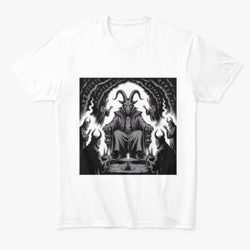 Dark Ritualwith Goat Demon and Cultists