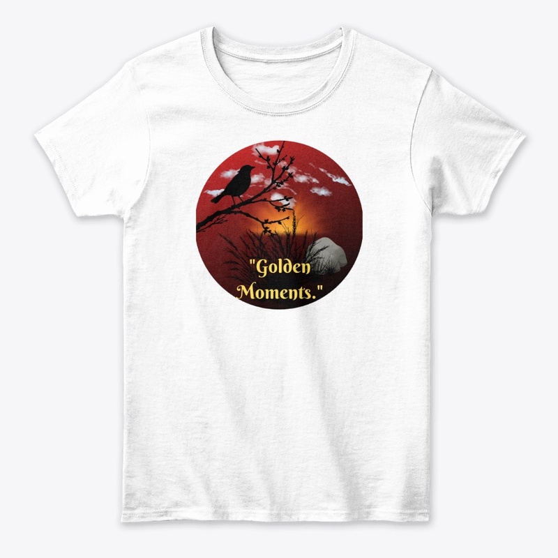 Golden Moments - Serene Bird Silhouette 